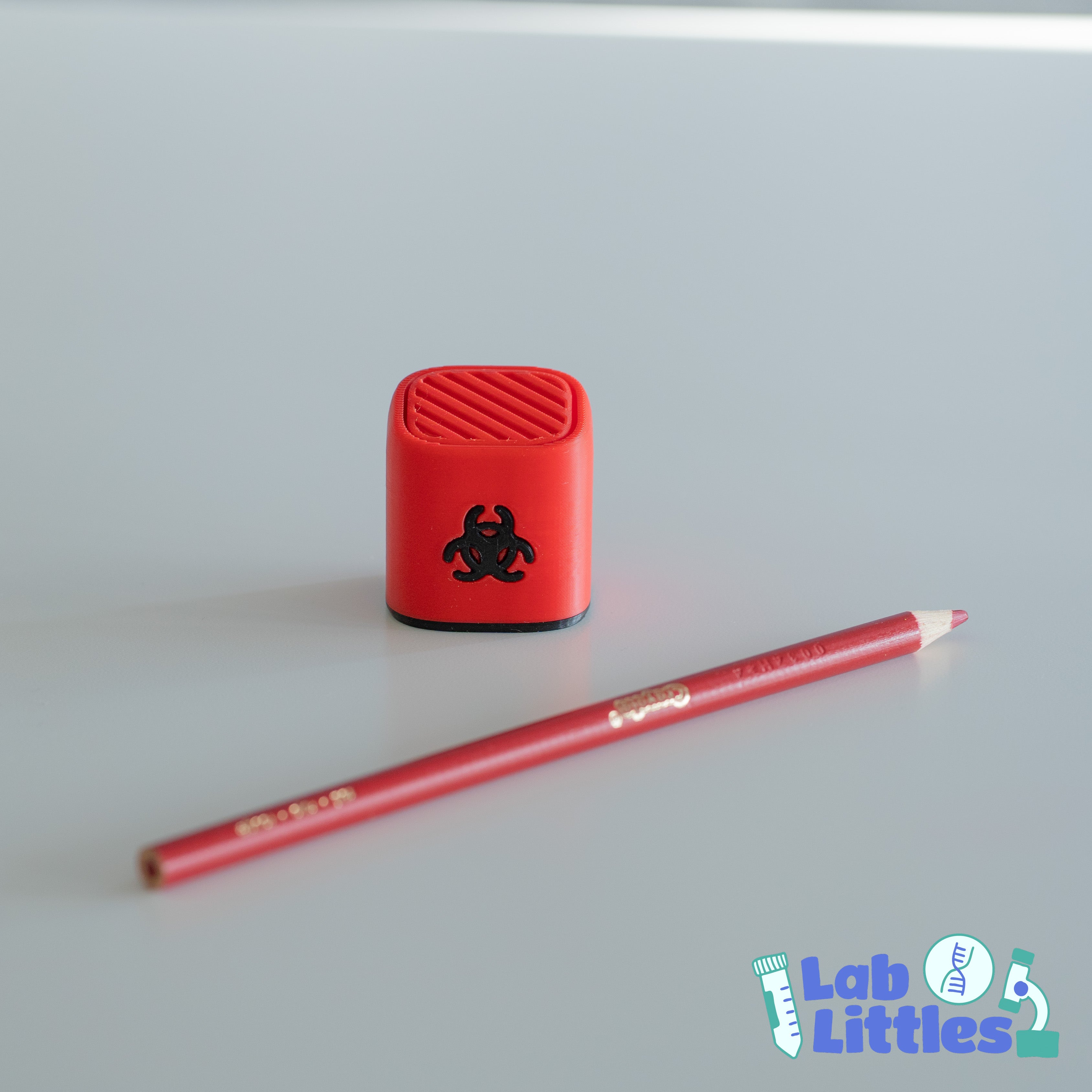 Mini Biohazard Bin Clicker – Lab Littles